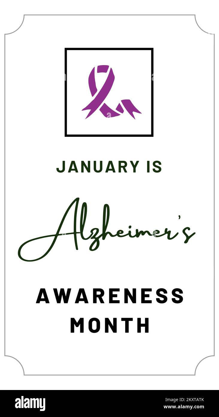 January is Alzheimer's Awareness Month Stock Photo Alamy