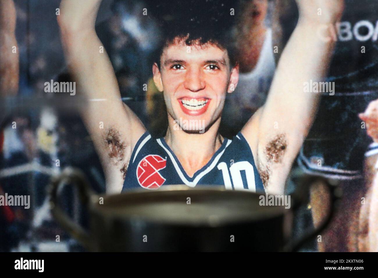 Museum and Memorial Center Drazen Petrovic is pictured in Zagreb