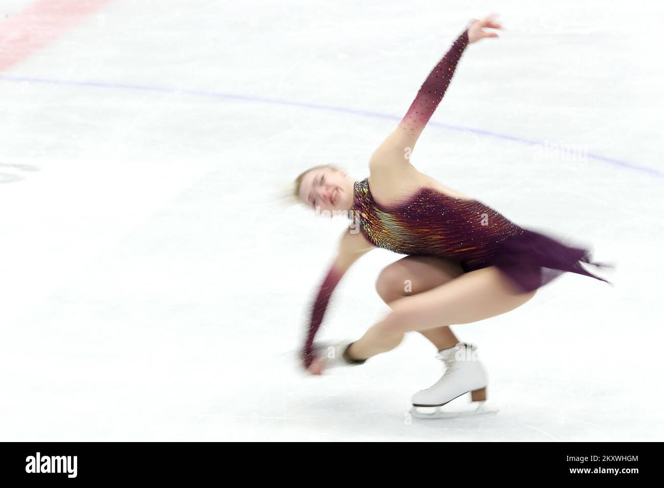Amber Glenn of USA competes in the Women