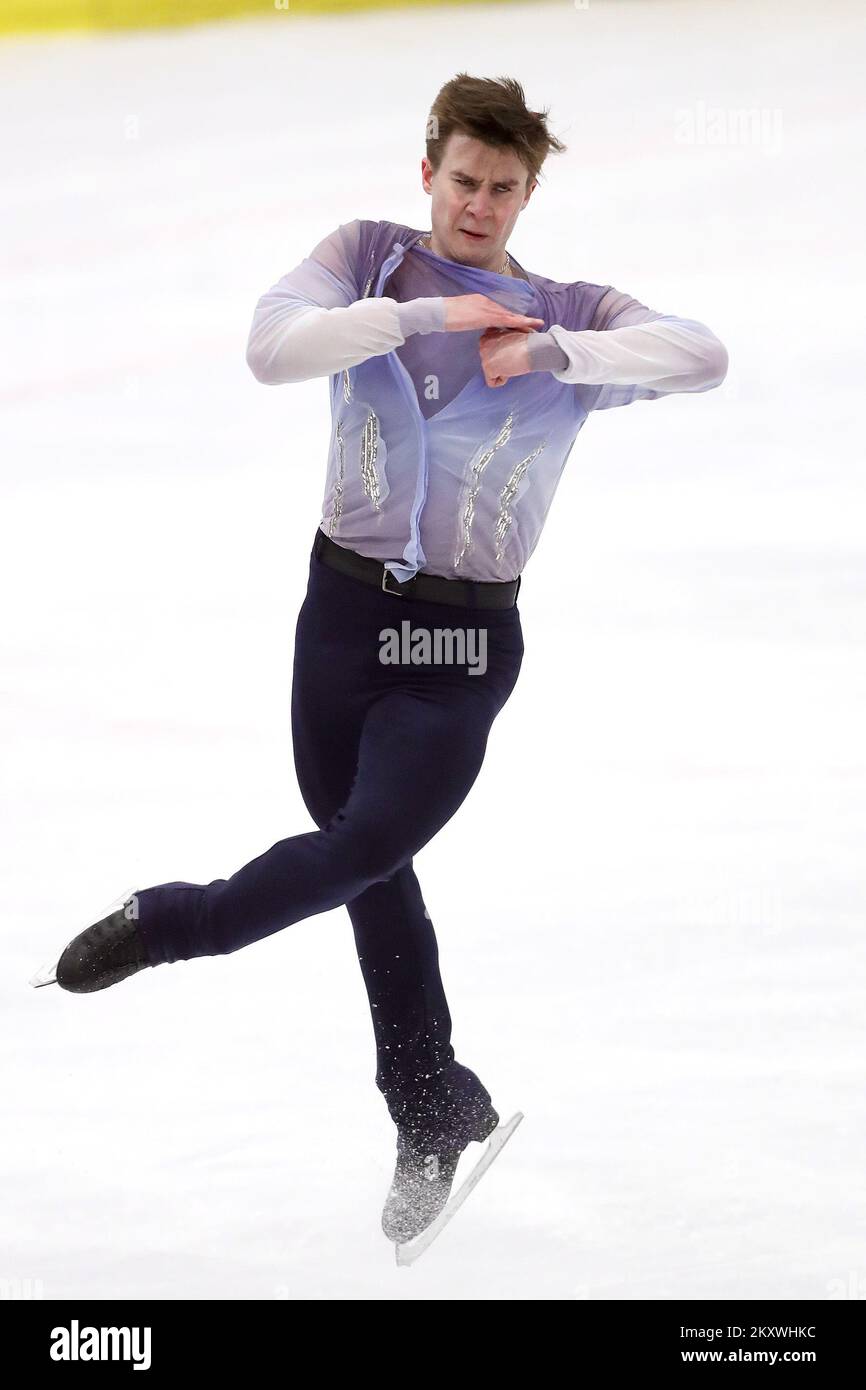 Vladimir Samoilov of Poland competes in the Men's Short Program during ...