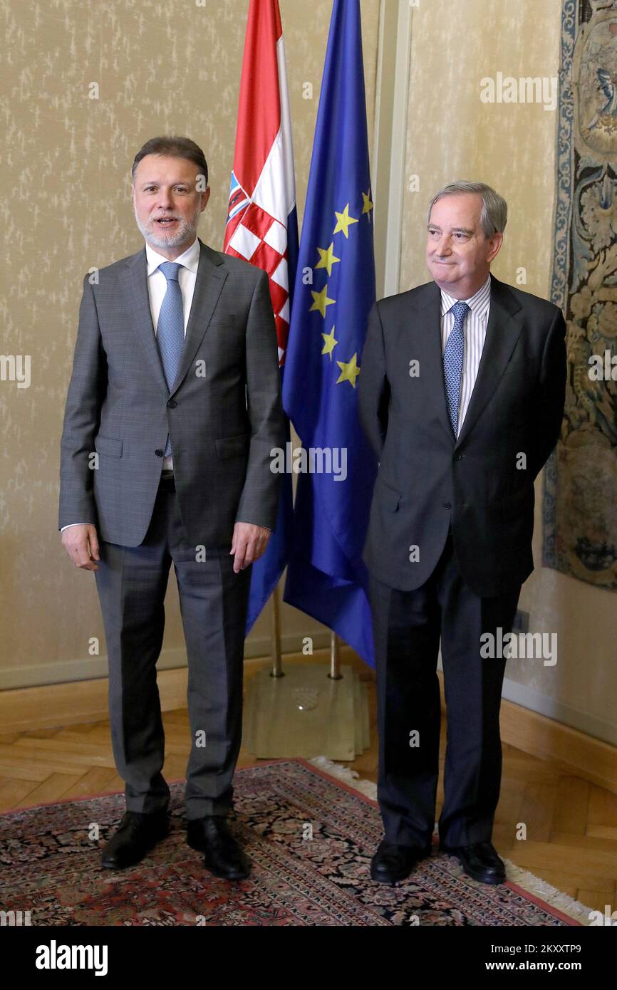 Ambassador of the Kingdom of Spain Alonso Dezcallar De Mazarredo during