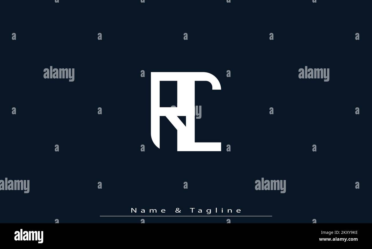 Alphabet letters Initials Monogram logo RC , CR Stock Vector