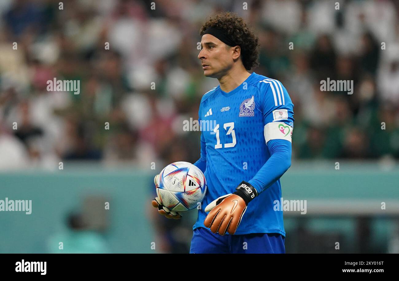 Mexico goalkeeper Guillermo Ochoa during the FIFA World Cup Group C