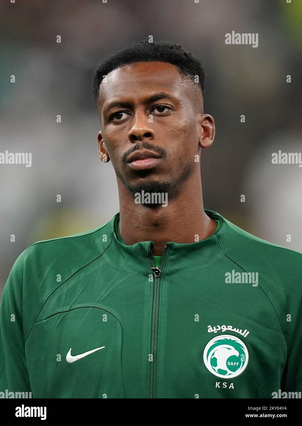 Saudi Arabia's Mohamed Kanno before the FIFA World Cup Group C match at the Lusail Stadium in Lusail, Qatar. Picture date: Wednesday November 30, 2022. Stock Photo