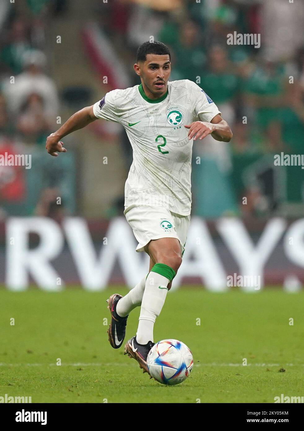 Saudi Arabia's Sultan AlGhannam during the FIFA World Cup Group C