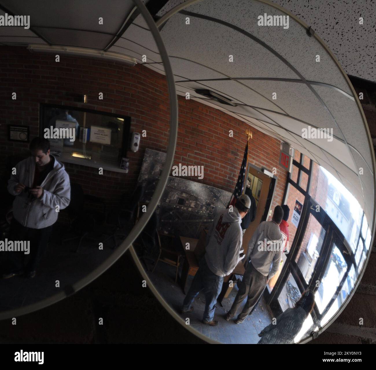 Police Station in Moonachie temporarily closed. New Jersey Hurricane