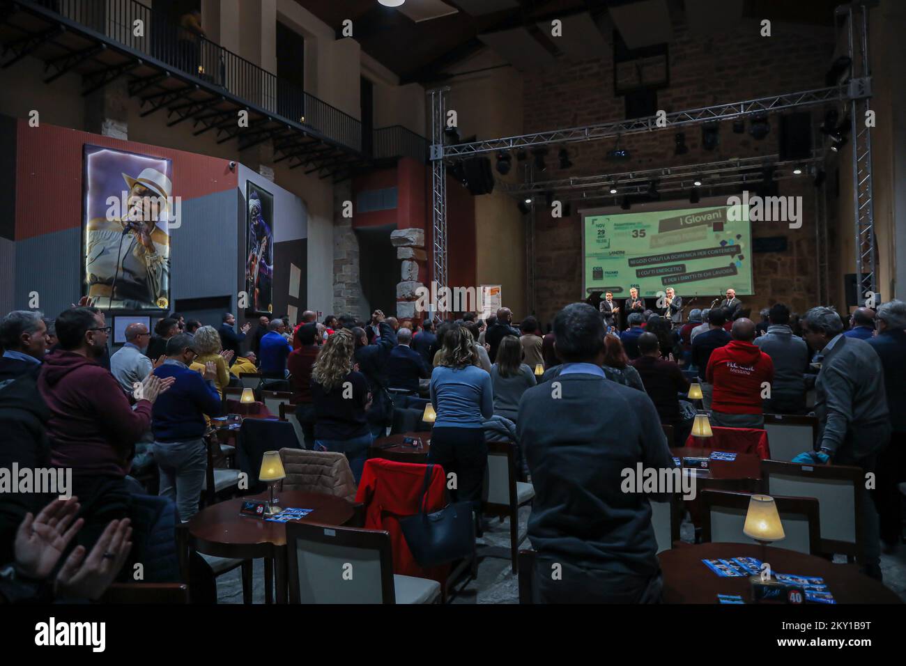 General confederation of italian workers hires stock photography and