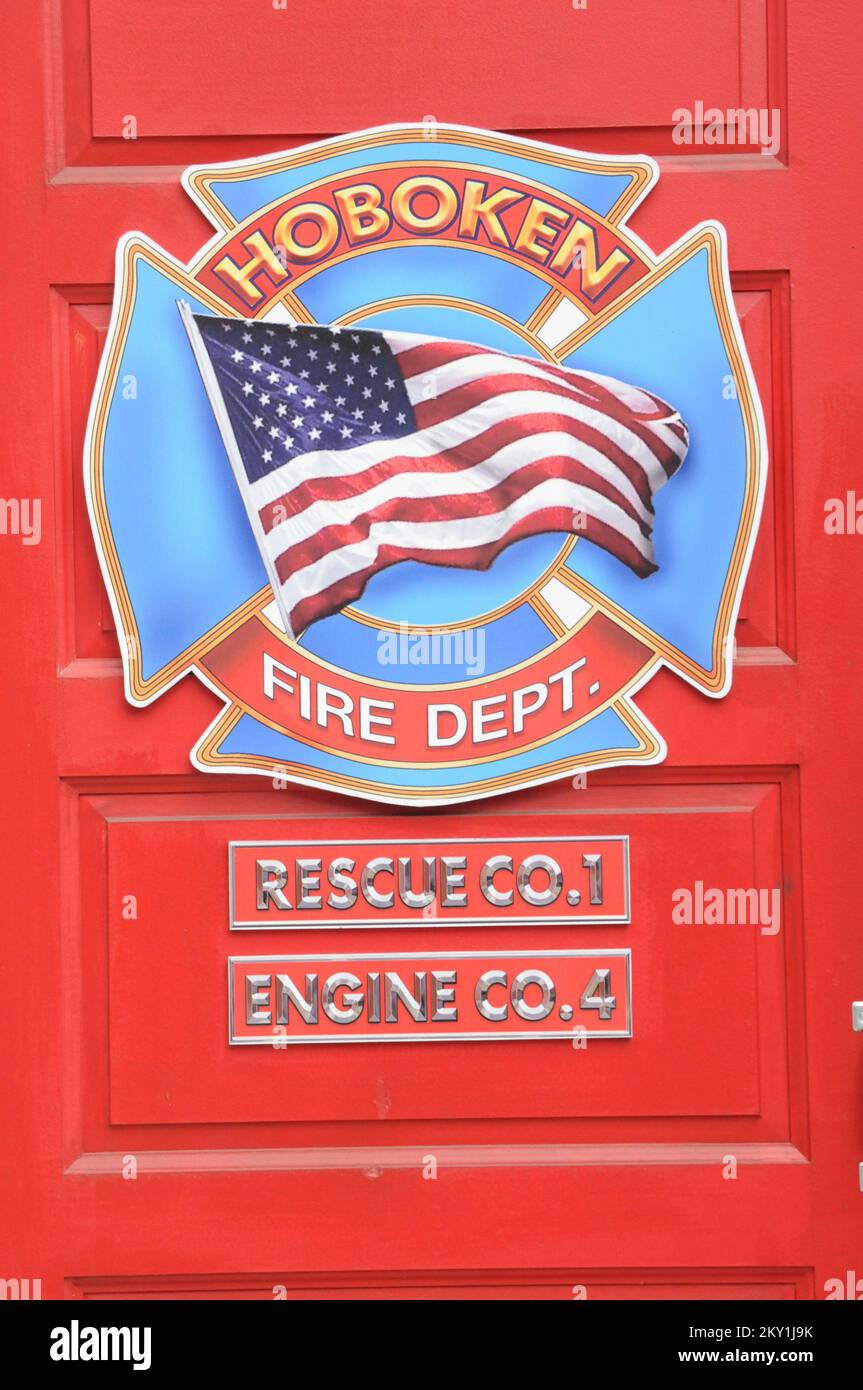 Sign at Local Fire Station. New Jersey Hurricane Sandy. Photographs ...