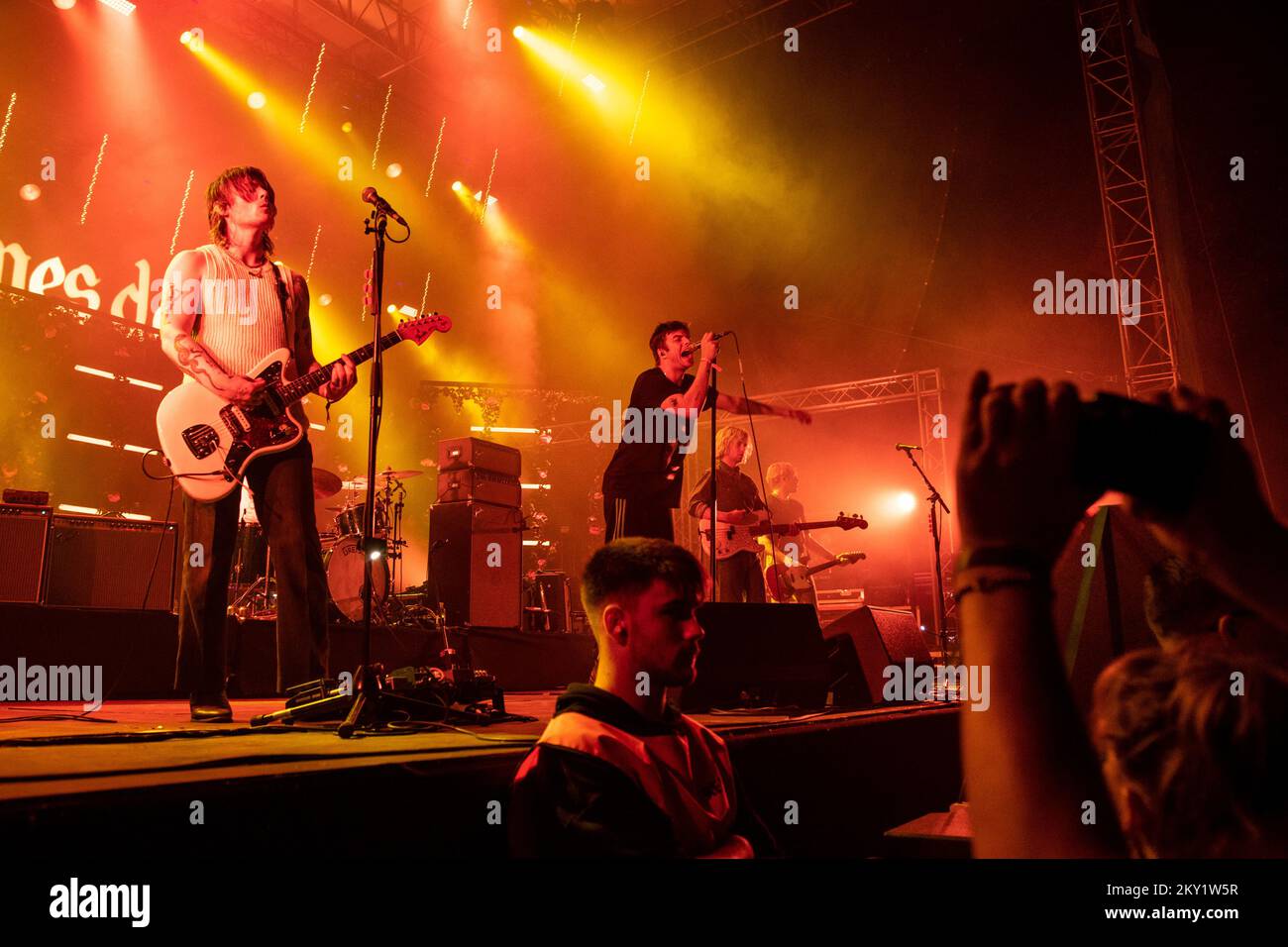 Fontaines D.C. performed at the InMusic Festival in Zagreb, Croatia on