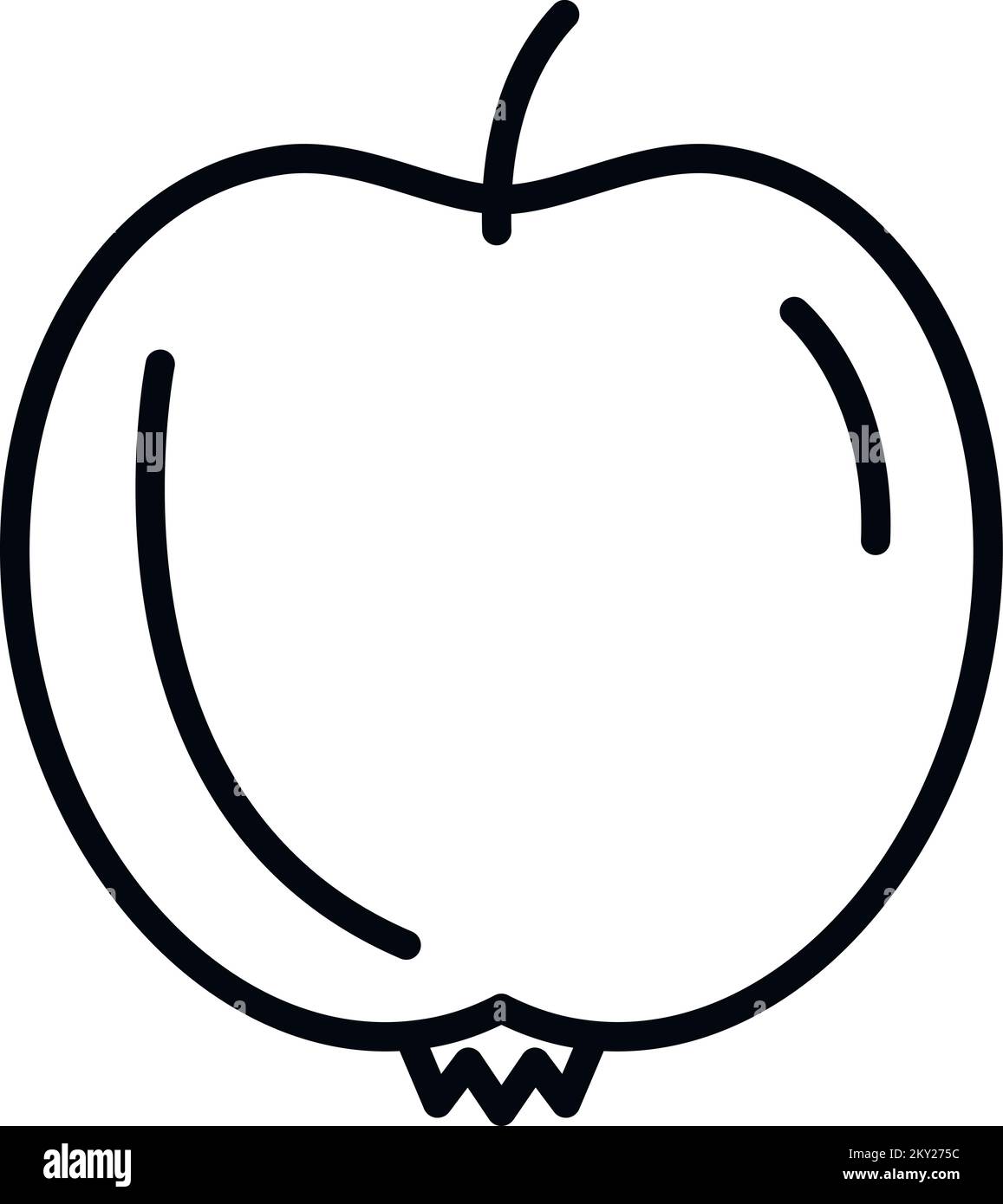 Apple research icon outline vector. Scientist lab. Medical science