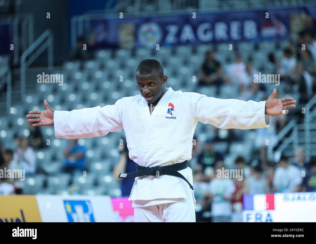 Alpha Oumar Djalo of France wins gold in the category of men's up to