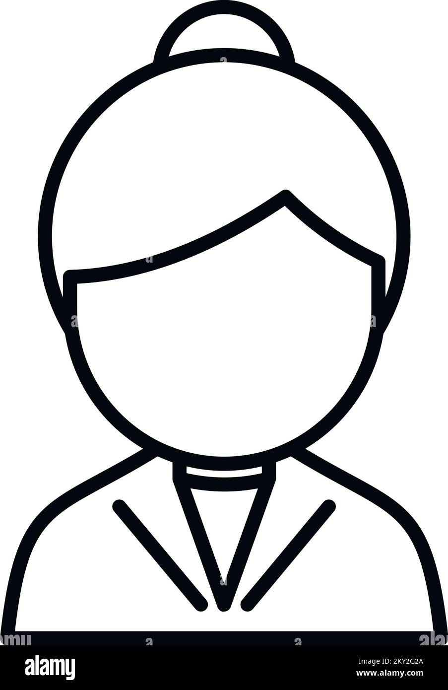 Lab scientist icon outline vector. Medical research. Science test Stock
