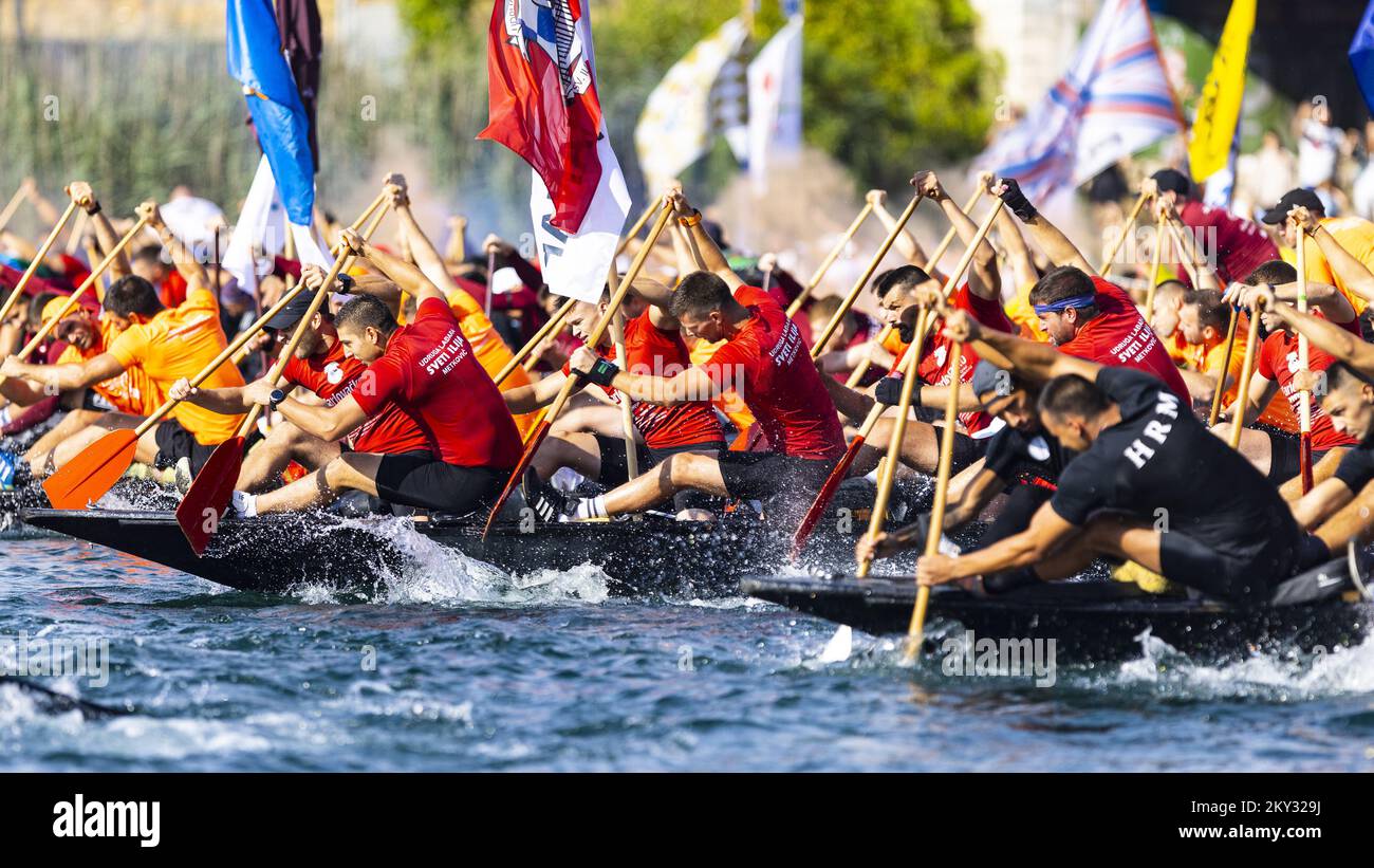 Start of the 25th Neretva Boat Marathon in Metkovic, Croatia on 13 ...