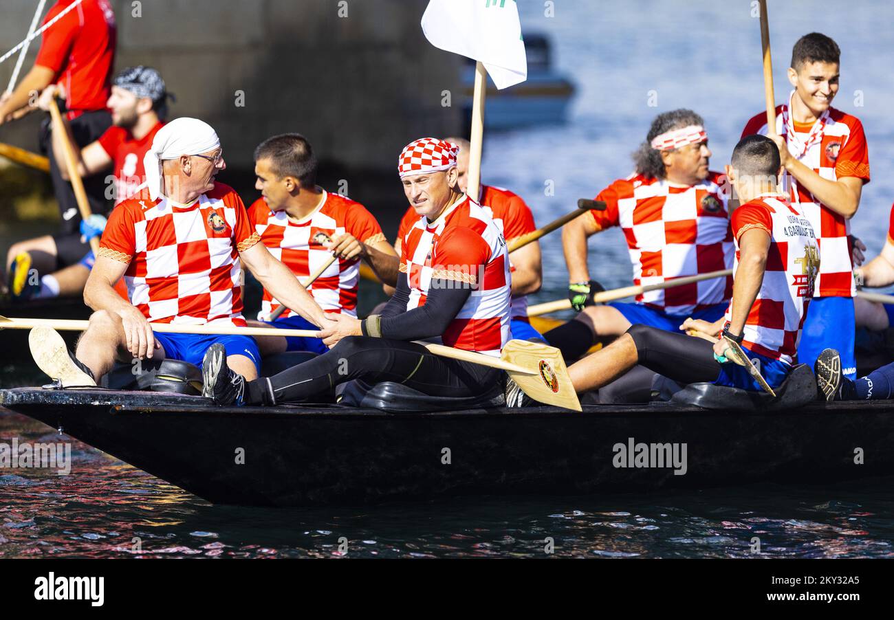 Start of the 25th Neretva Boat Marathon in Metkovic, Croatia on 13 ...
