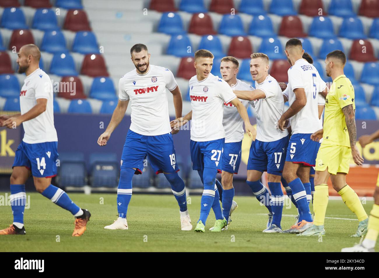 HNK Hajduk Split vs FC Spartak Trnava live score, H2H and lineups