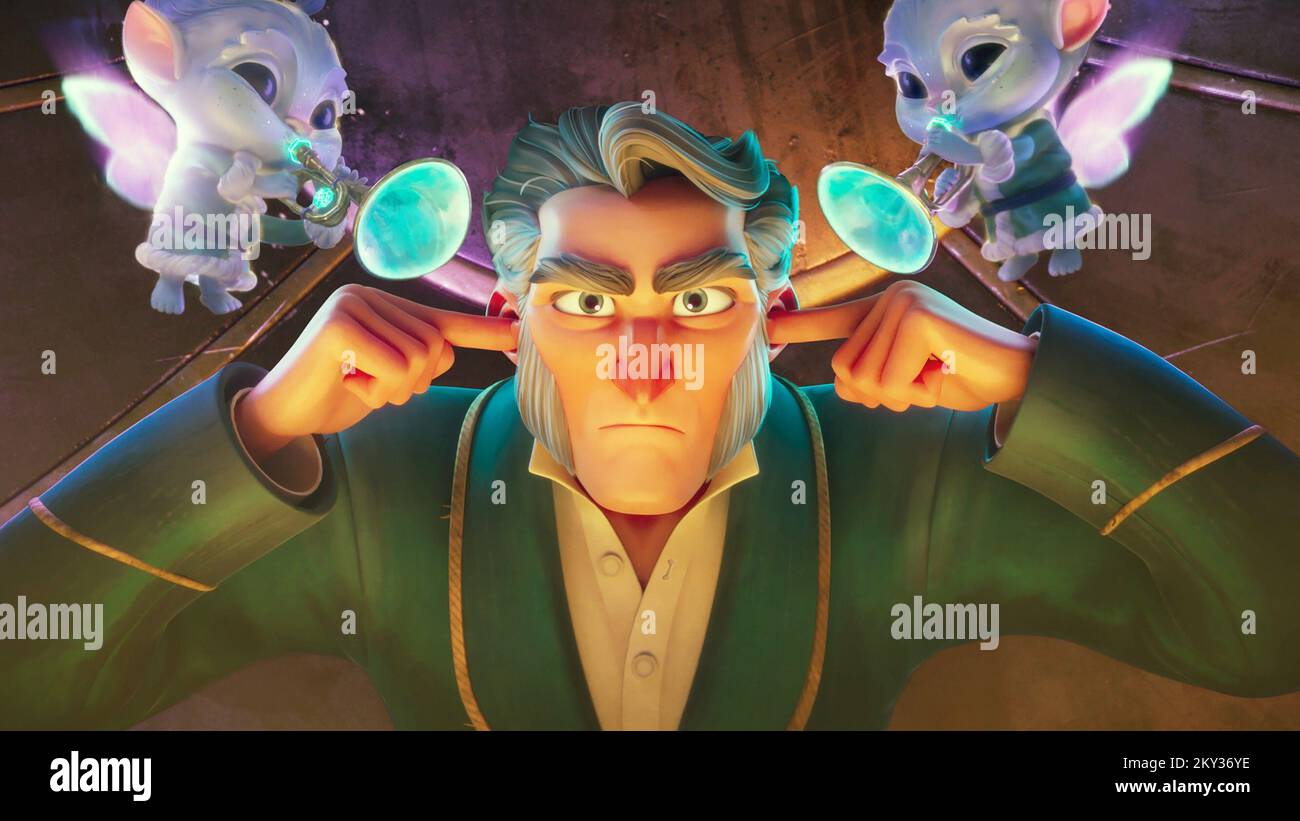 SCROOGE A CHRISTMAS CAROL, Ebenezer Scrooge (voice Luke Evans), 2022