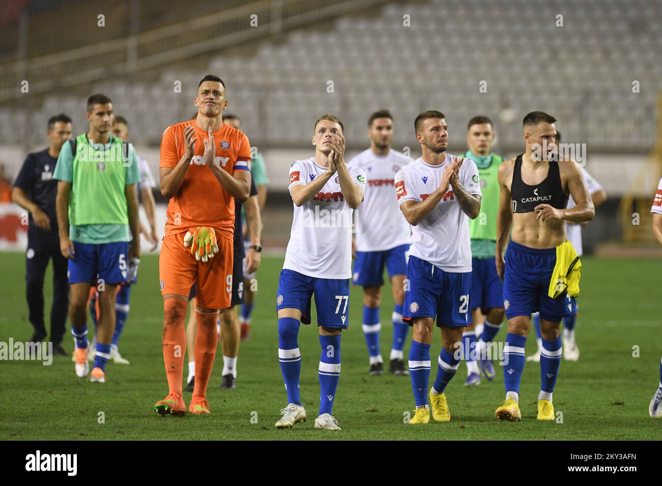 Hajduk Split to play next European game behind closed doors after