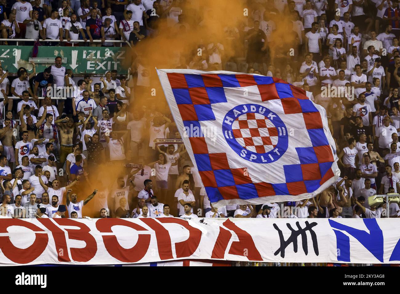 Stadium of Hajduk Split in Dalmatia, Split, Croatia. Hajduk Split stadium  is sports arena for football matches Stock Photo - Alamy