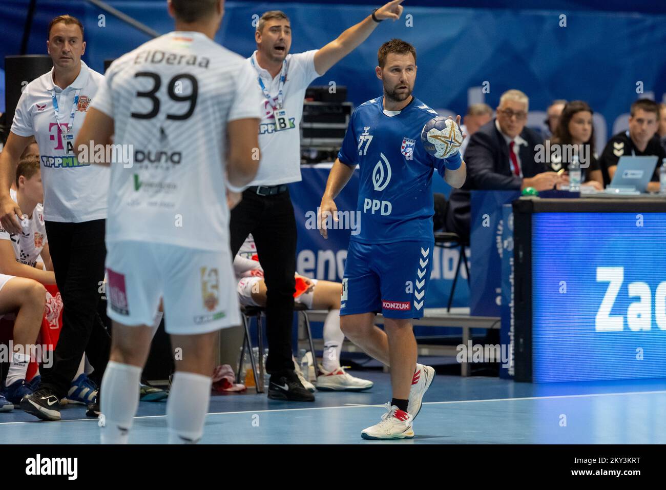 Ivan Cupic of PPD Zagreb during the final match of the SEHA Final 4 ...