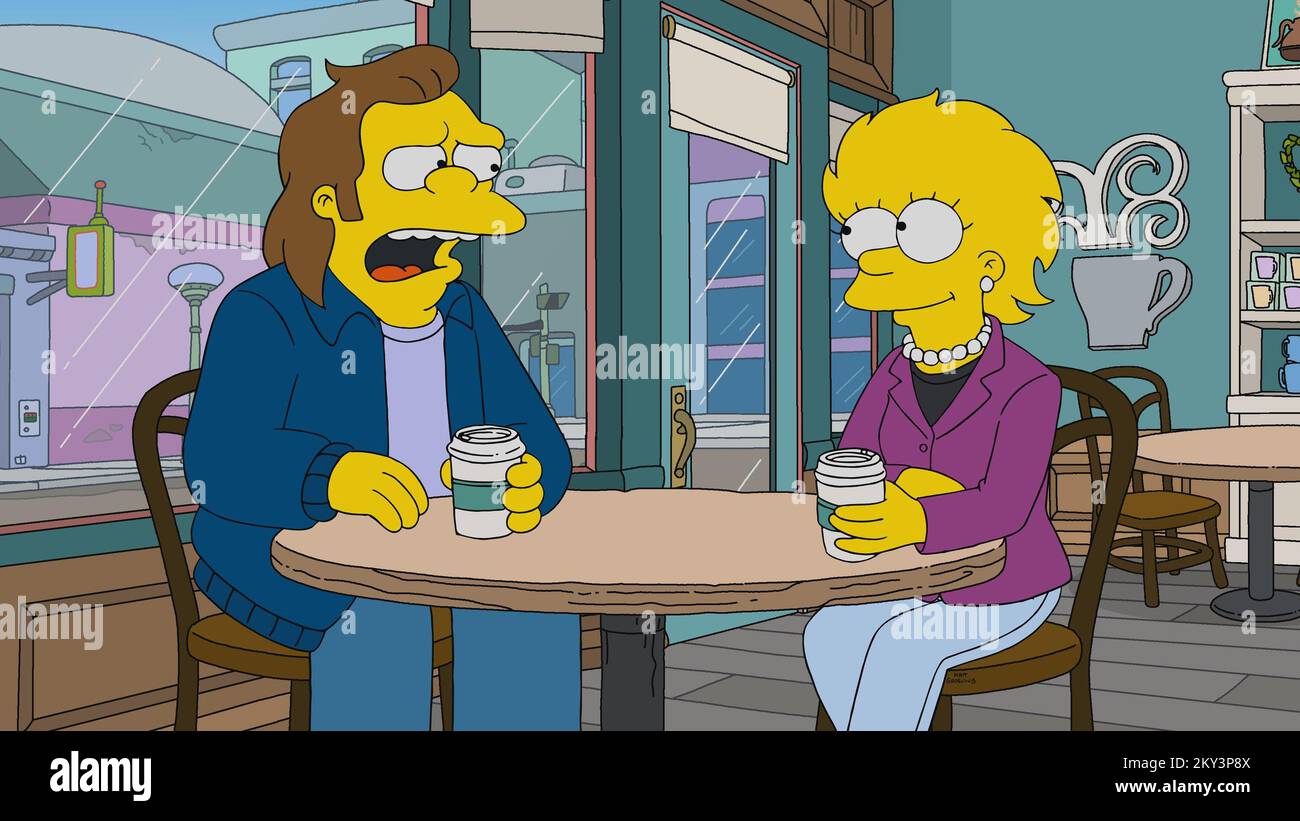 THE SIMPSONS, From Left: Nelson Muntz (voice: Nancy Cartwright), Lisa ...