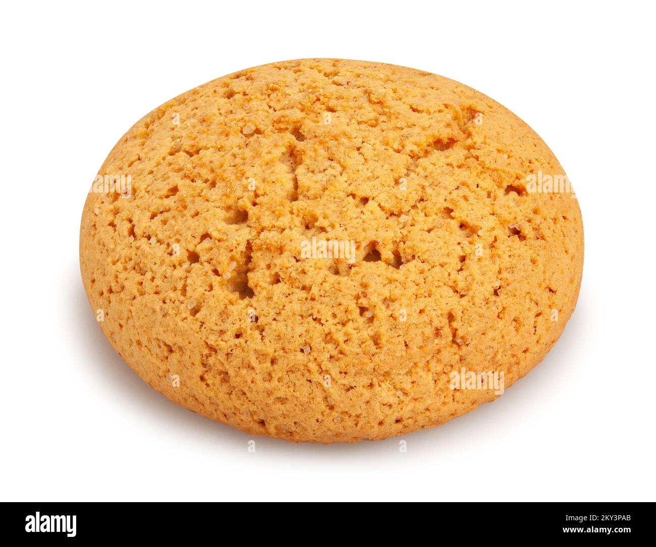 oat cookie path isolated on white Stock Photo Alamy