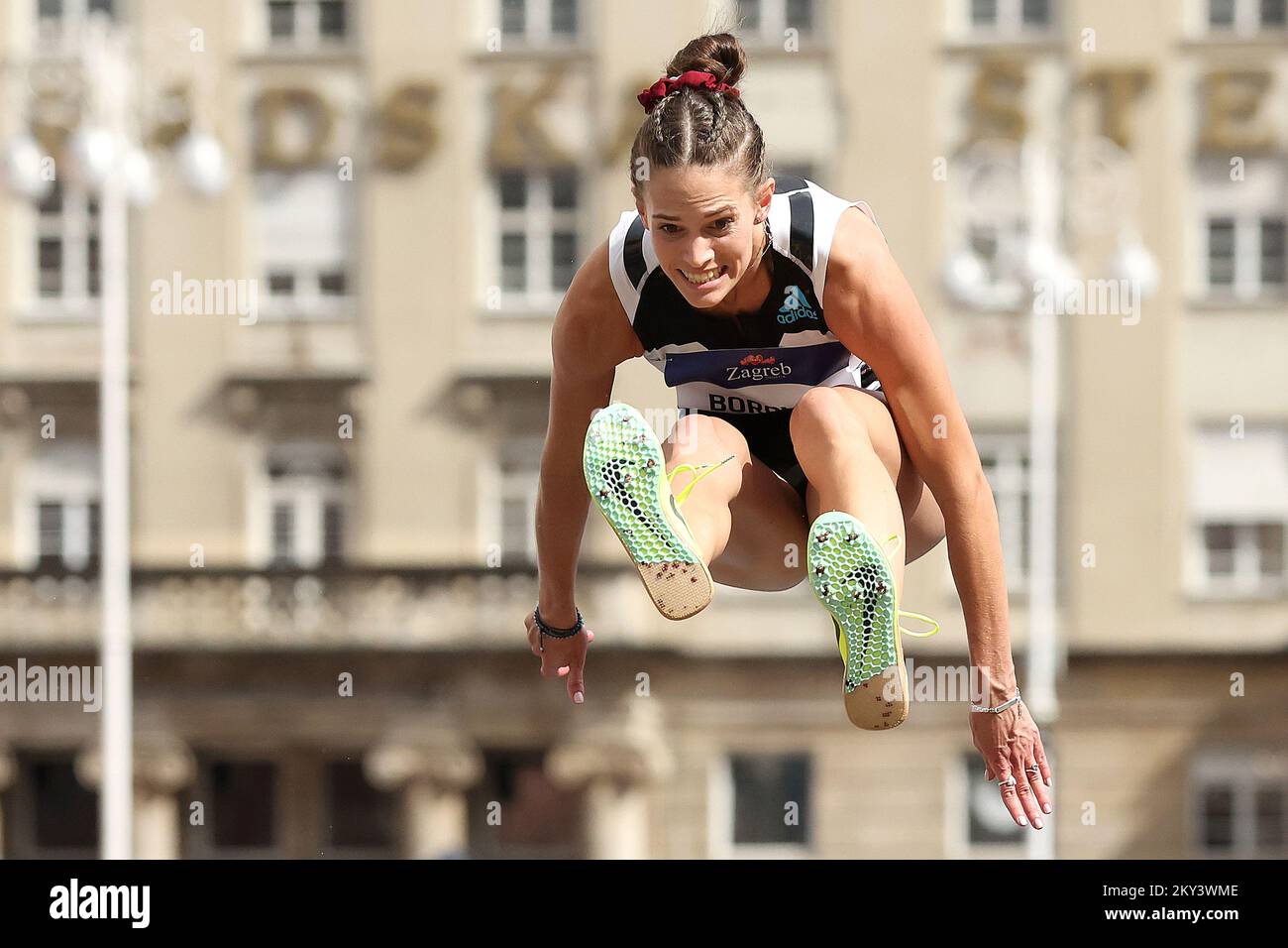 zagreb-croatia-september-09-paola-borovic-of-croatia-competes-in