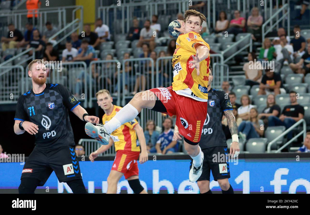 Lukas of GOG during the EHF Champions League group A match