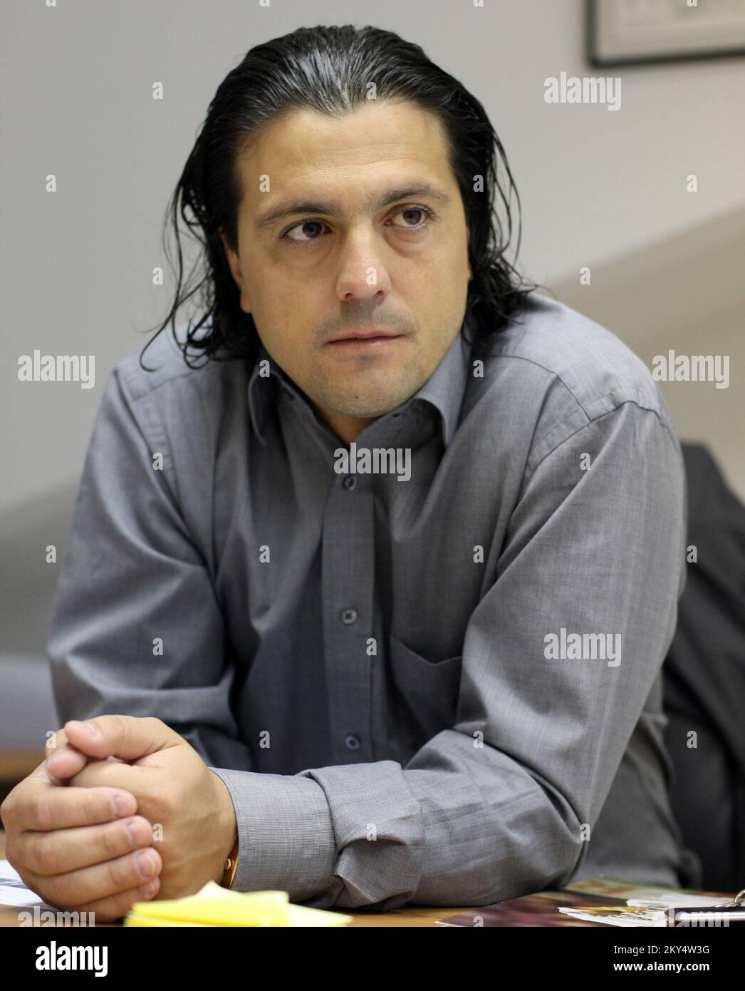 Zlatko Zahovic, NK Maribor manager Stock Photo Alamy