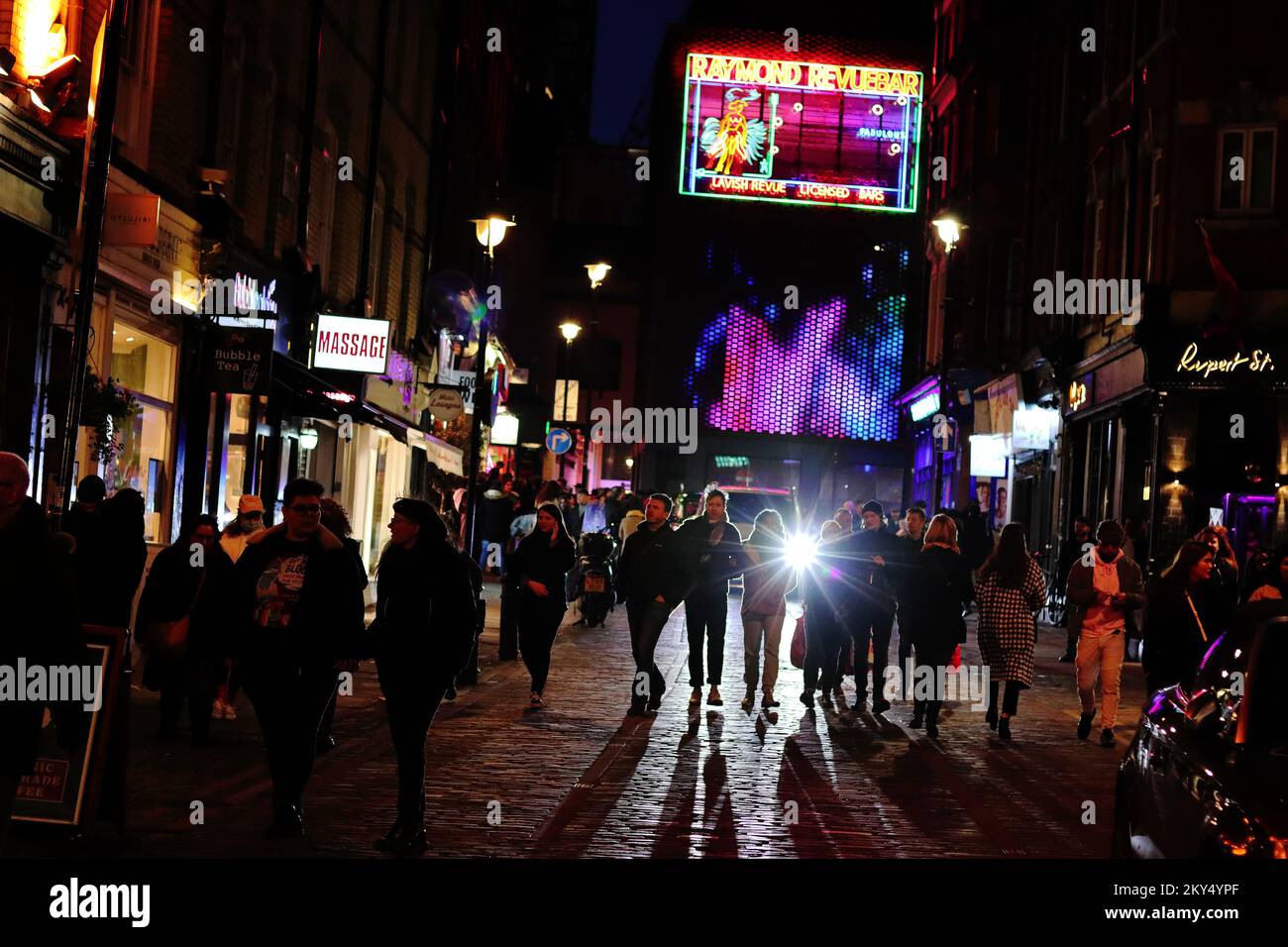 People Walking On London Street, Are Seen, In London At