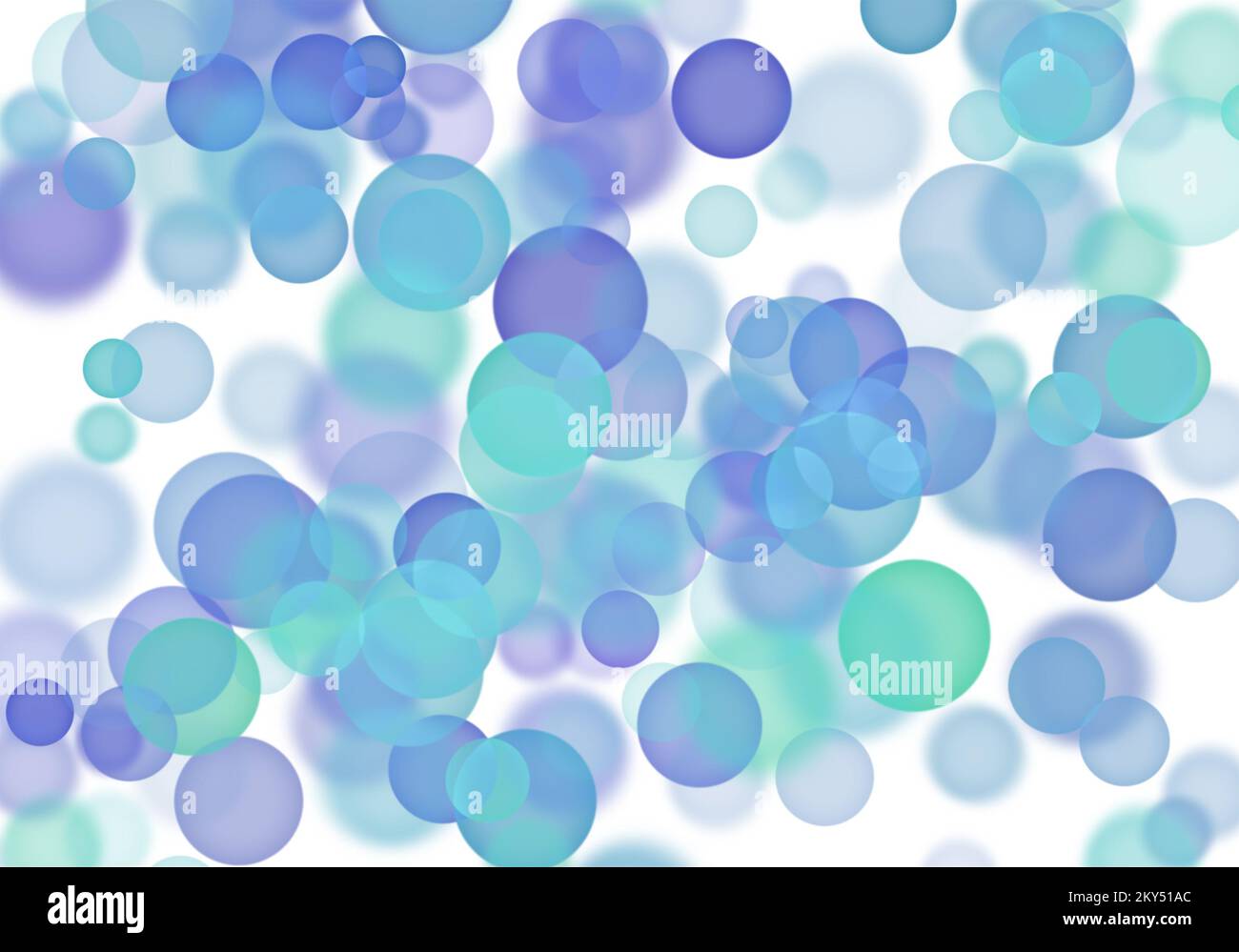 Abstract blurry bokeh background in blue Stock Photo - Alamy