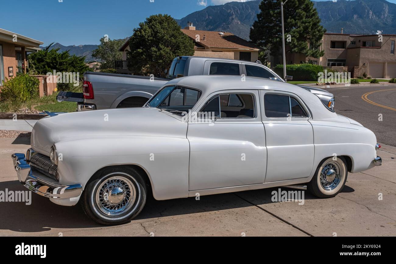 classic cars on display in Albuquerque, New Mexico Stock Photo Alamy