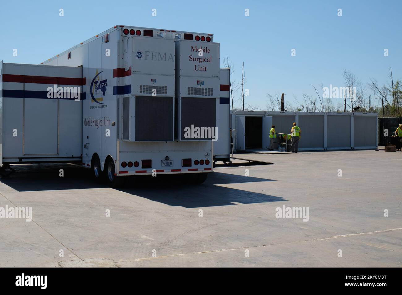 Mobile Hospital surgical unit. Mississippi Severe Storms, Tornadoes ...