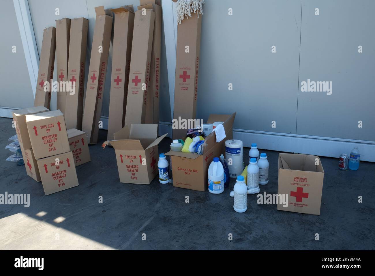 Mobile Hospital Red Cross Clean Up Kits. Mississippi Severe Storms ...