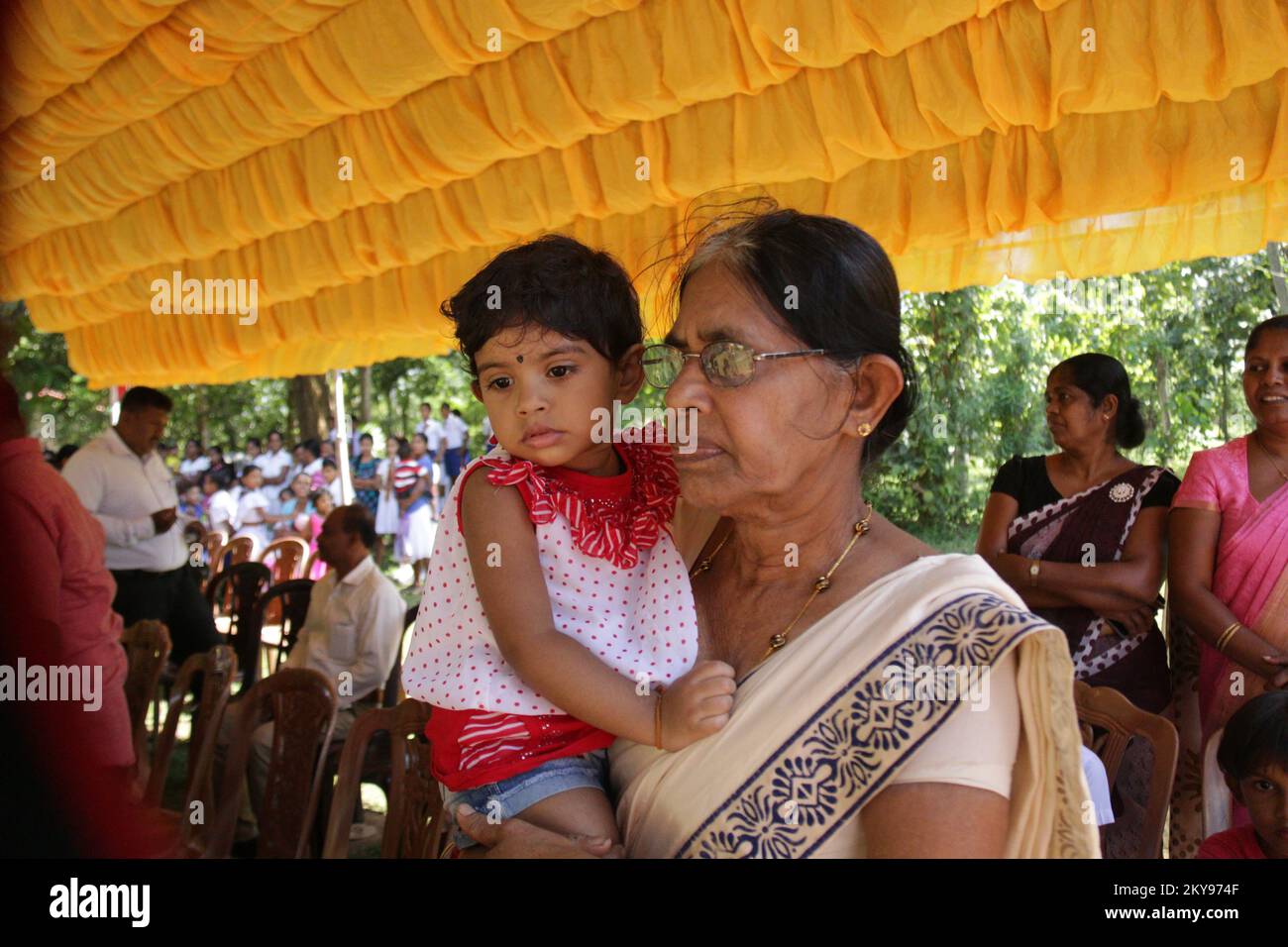 People in there day to day life, Sri lanka. Stock Photo