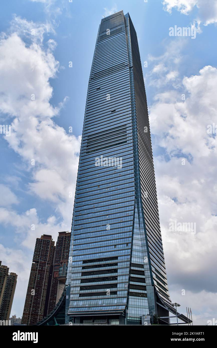 International Commerce Centre Stock Photo Alamy