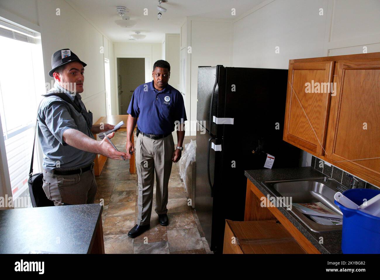 Calaveras Enterprise reporter Travis Traborek gets a look at the inside