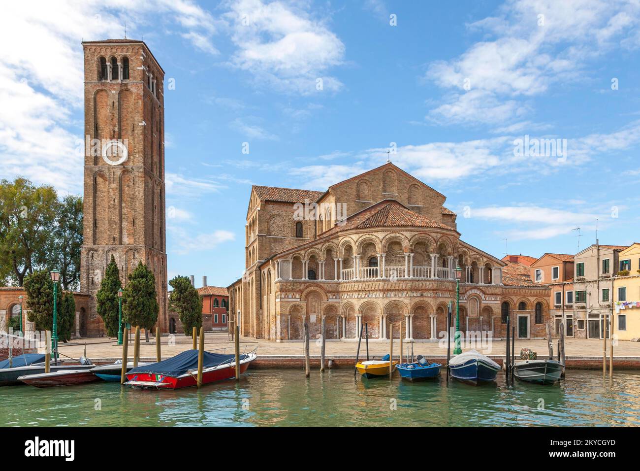 Basilica Santi Maria e Donato, Murano Island, Venice, Veneto, Italy Stock Photo