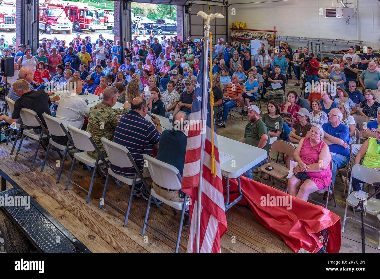 Clendenin Townhall Meeting. West Virginia Severe Storms, Flooding