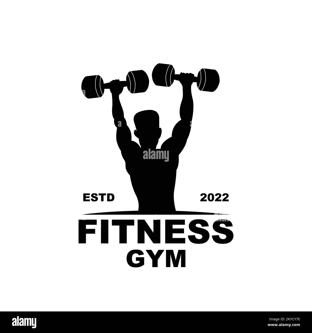 Gym Logo, Fitness Logo Vector, Design Suitable For Fitness, Sports