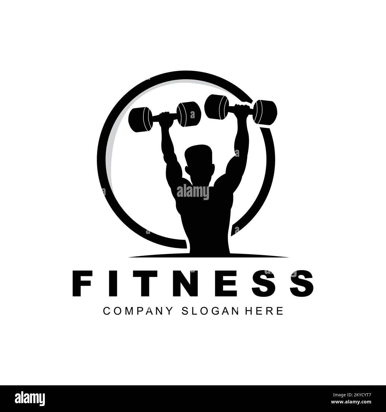 Gym Logo, Fitness Logo Vector, Design Suitable For Fitness, Sports  Equipment, Body Health, Body Supplement Product Brands Stock Vector Image &  Art - Alamy