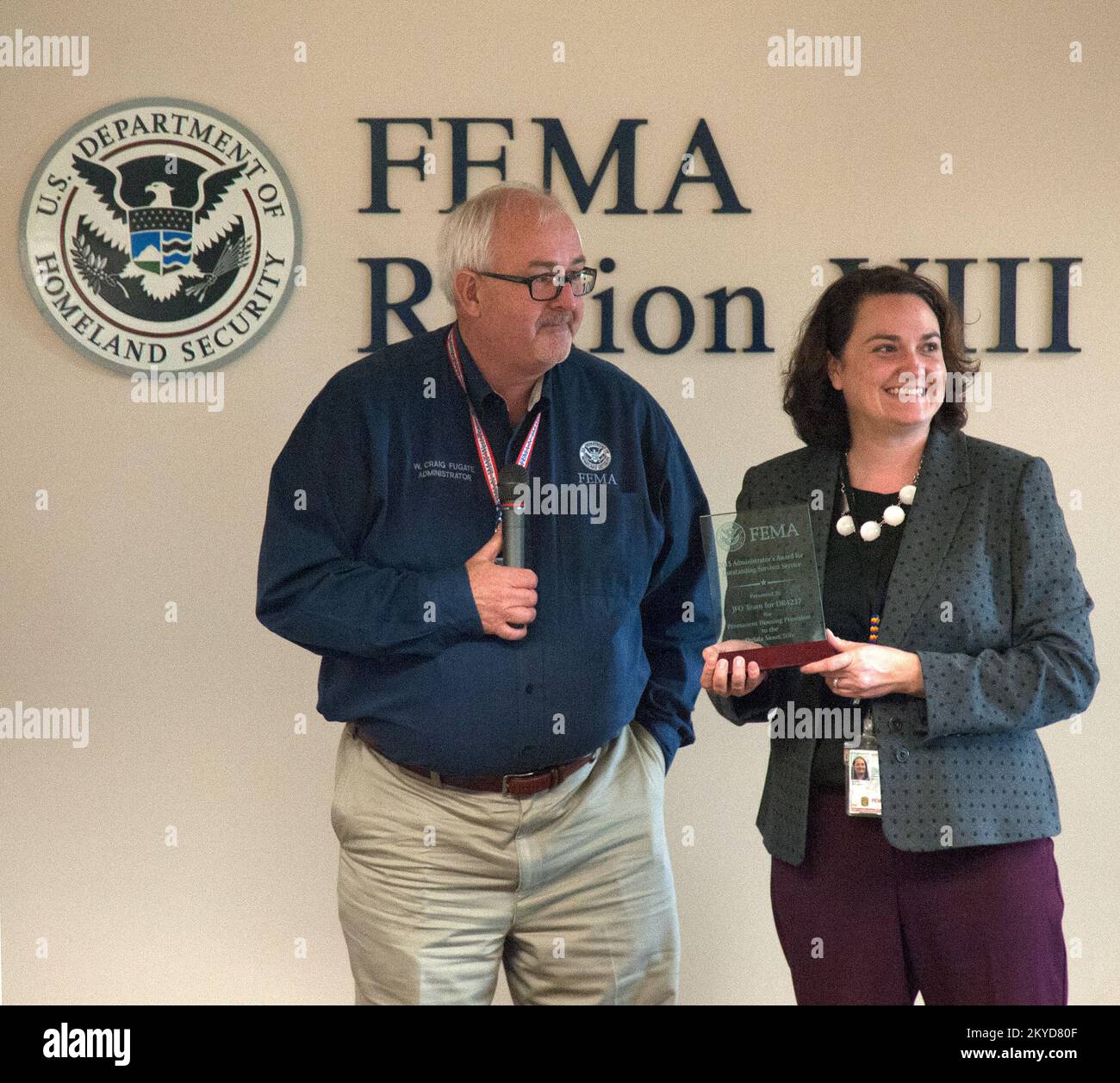 FEMA Administrator Craig Fugate visited Region VIII to present the