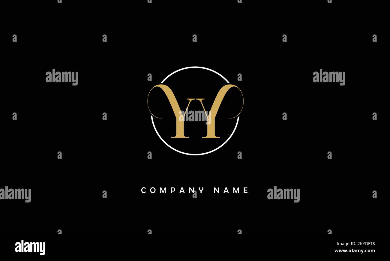 Yy initials logo hi-res stock photography and images - Alamy