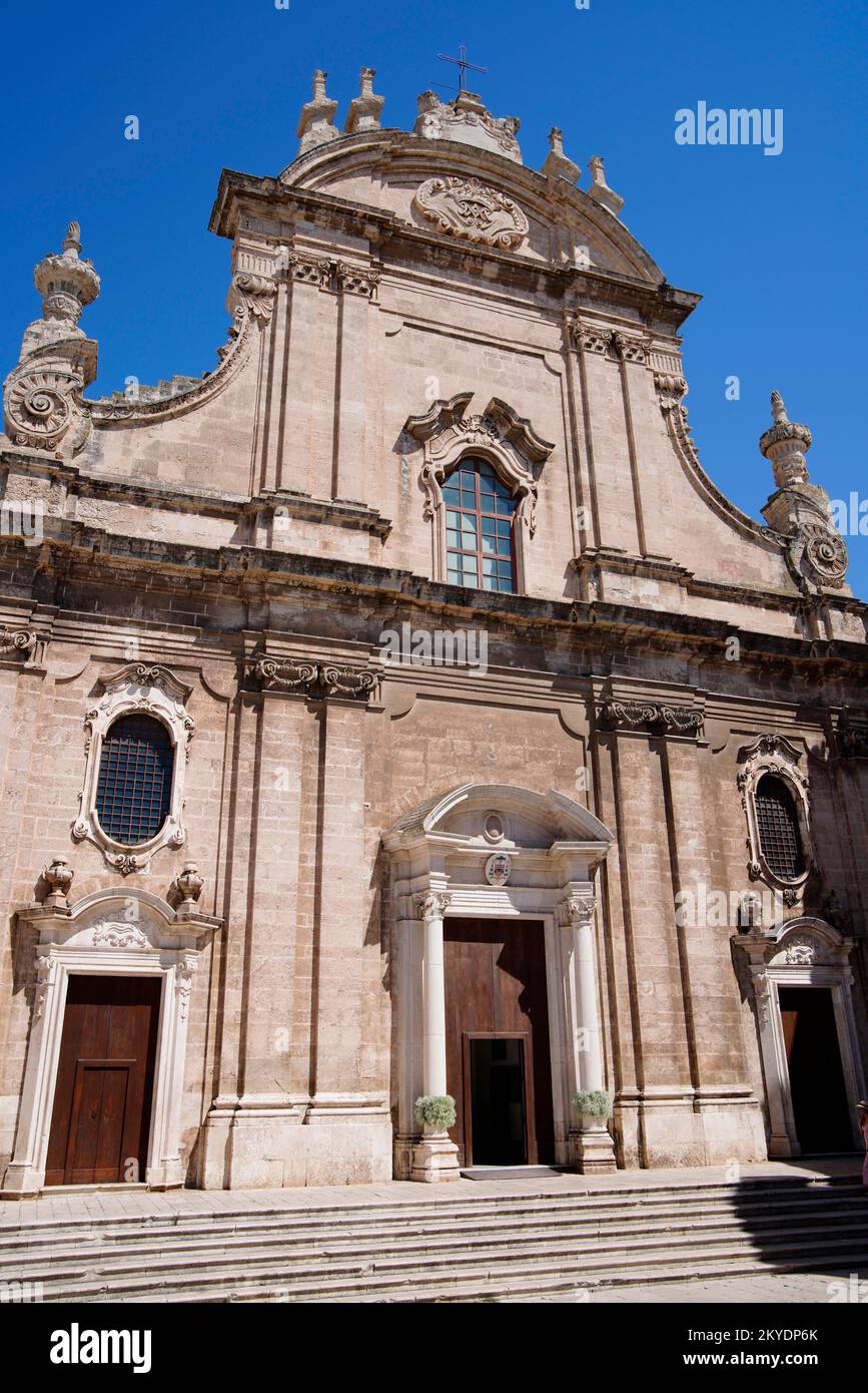 Basilica Cattedrale Maria Santissima della Madia, Monopoli, Province of Bari, Puglia Region, Italy, Monopoli, Puglia, Italy Stock Photo