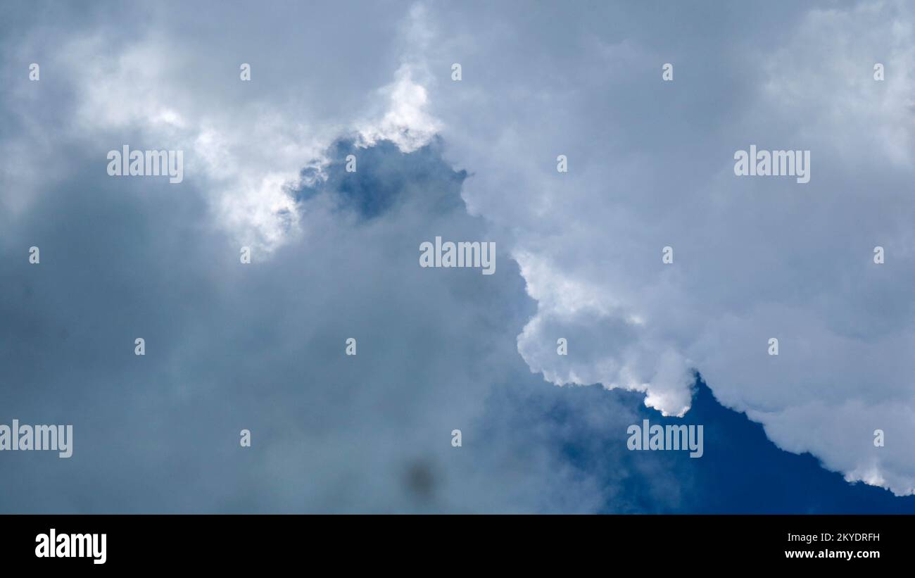 cloudy blue sky as background Stock Photo - Alamy