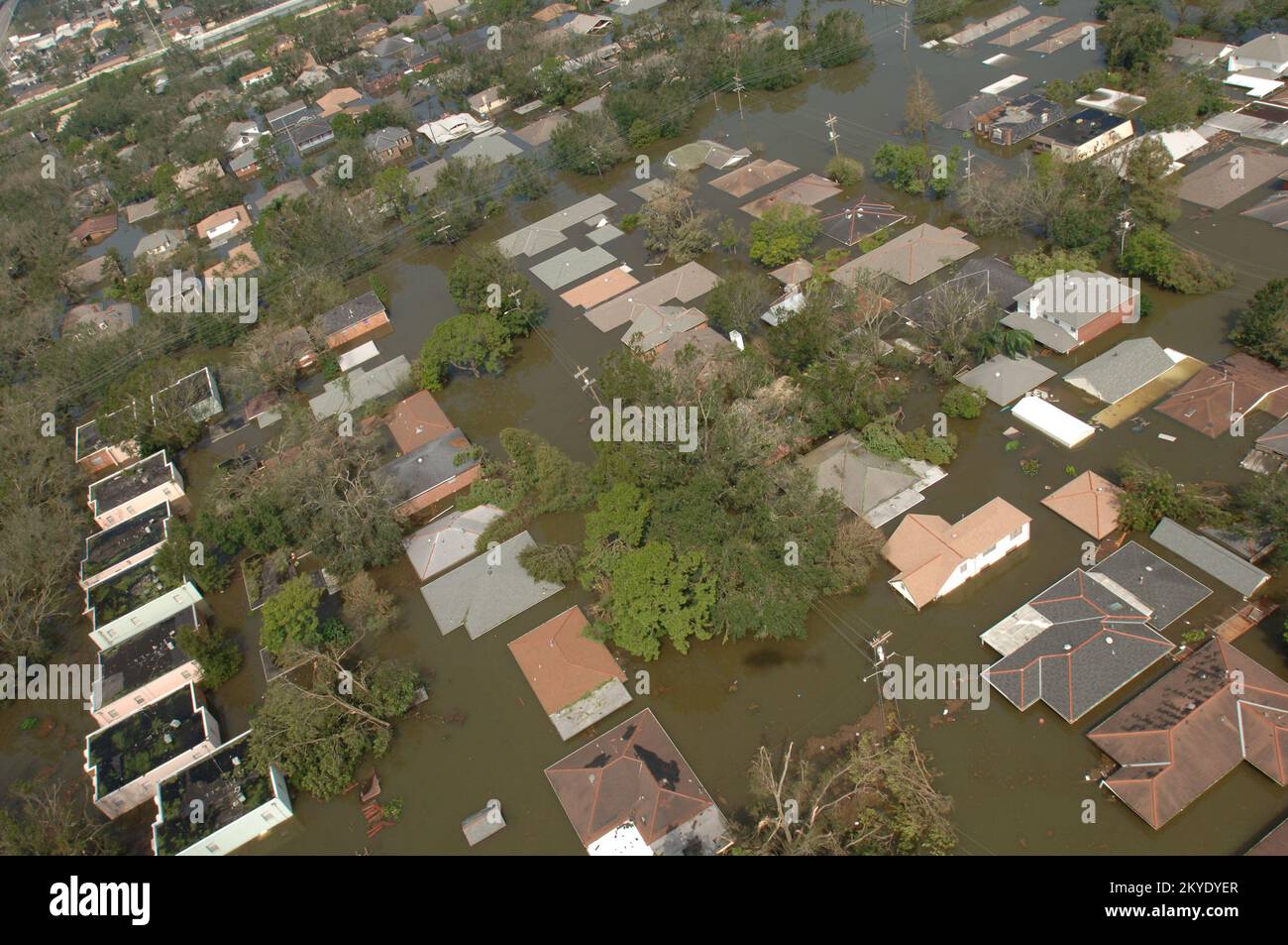 Hurricane Katrina, New Orleans, LA, August 30, 2005 -- Neighborhoods ...