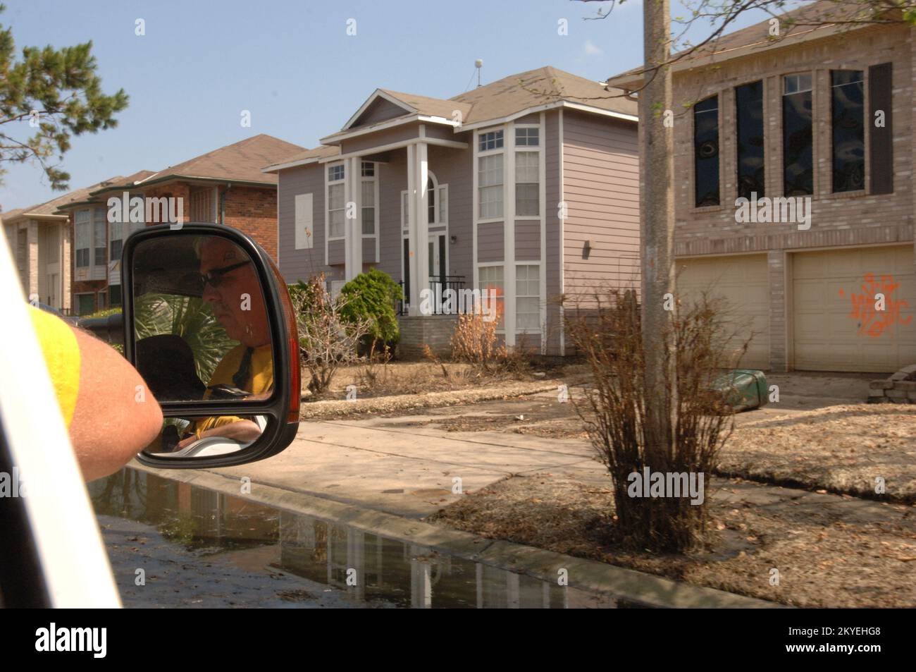 Hurricane Katrina, New Orleans, LA, September 12, 2005 -- FEMA Urban Search and Rescue workers go through neighborhoods impacted by Hurricane Katrina. Jocelyn Augustino/FEMA Stock Photo