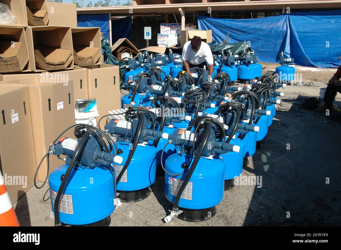 Hurricane Katrina, Pearlington, Miss., October 27, 2005 New well