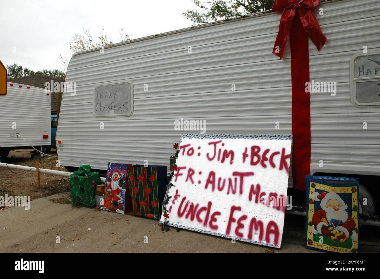 Hurricane Katrina, Pascagoula, Miss., November 26, 2005 -- The Christmas spirit is starting to appear in coastal Mississippi. Mississippians are striving for as much normalcy as possible during their recovery from Hurricane Katrina. Mark Wolfe/FEMA Stock Photo