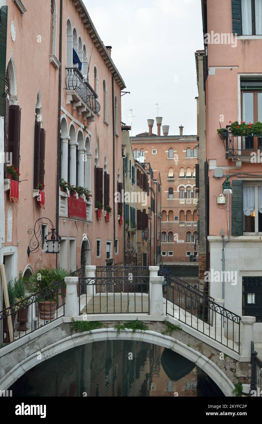 beauttiful architecture Venice Italy in Summer city Stock Photo