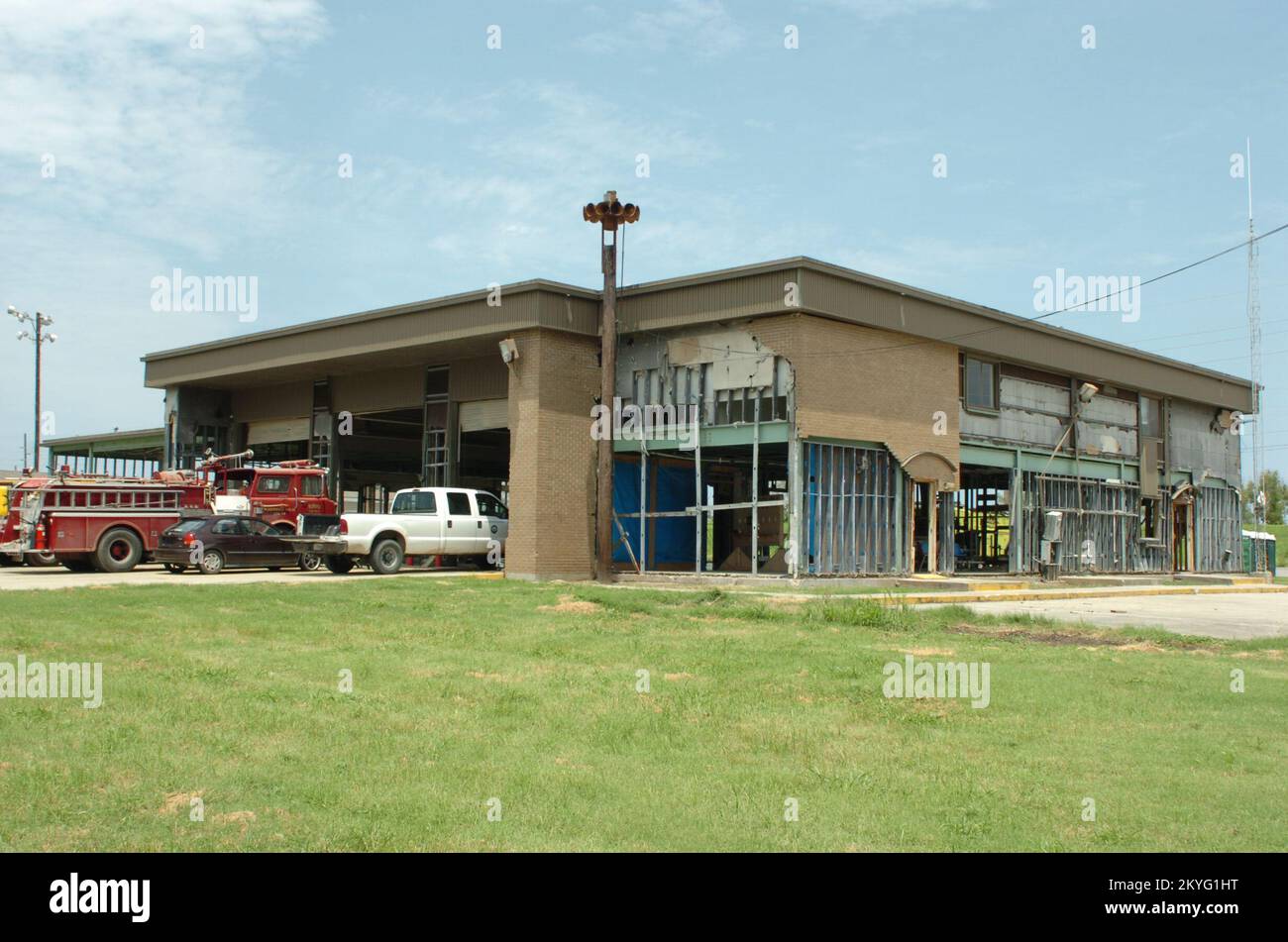 Hurricane Katrina, Buras, LA, August 16, 2006 This fire station